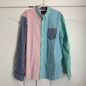 Crown & Ivy Multicolor Preppy Buttonup